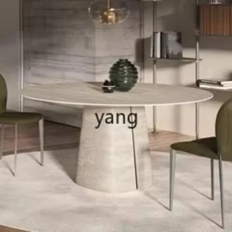 LMM high-end home luxury stone living room modern simple foyer entrance table