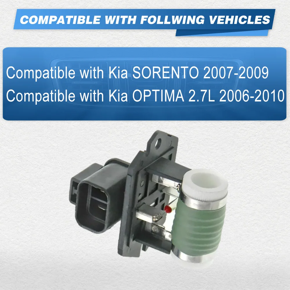 25385-1C150 Heater Blower Motor Resistor 2pins for Kia SORENTO 2007-2009 OPTIMA 2.7L 2006-2010 253851C150