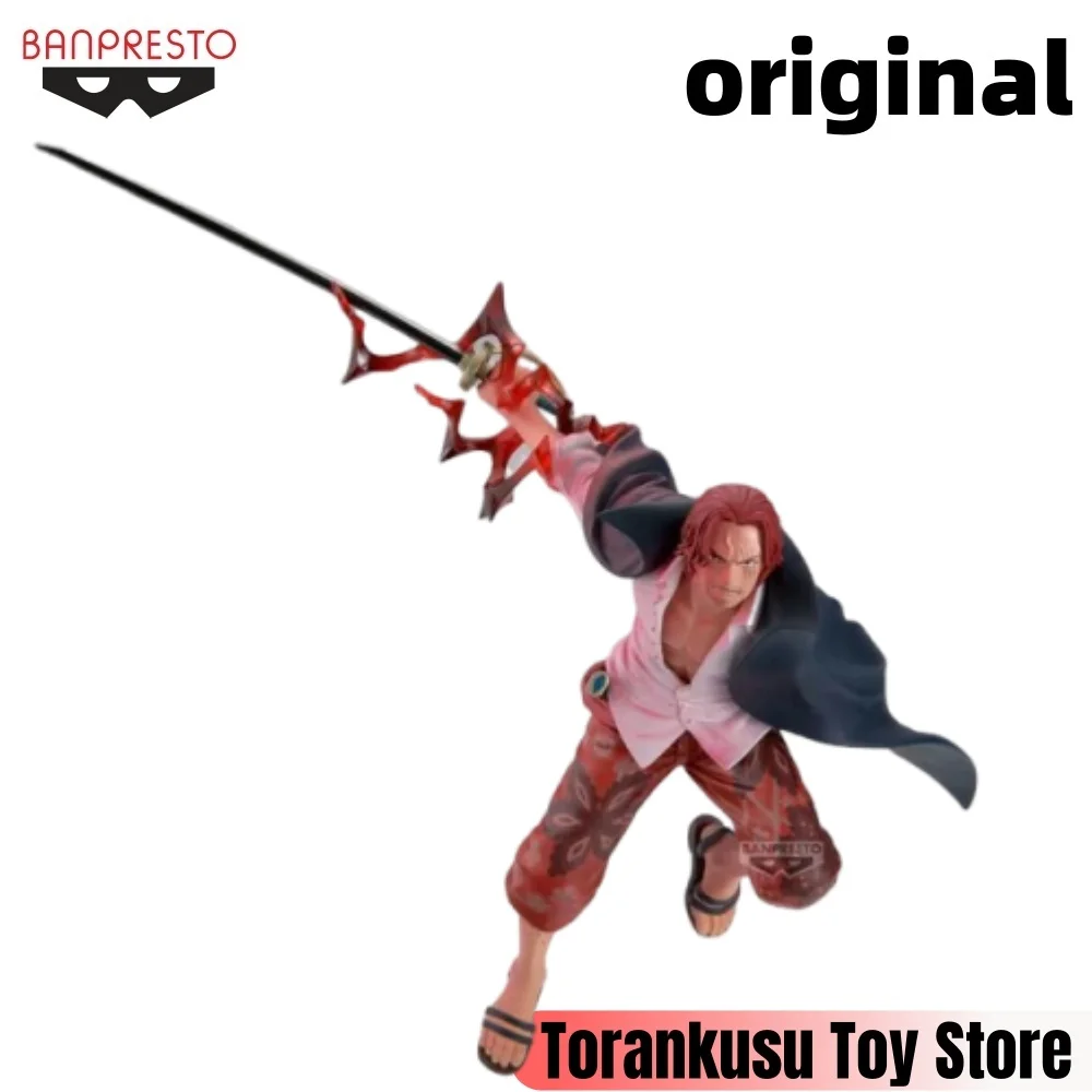 

Banpresto One Piece аниме Akagami no Shanks Battle Record Collection Фигурки Модель Фигурка Оригинальное украшение Figuarts