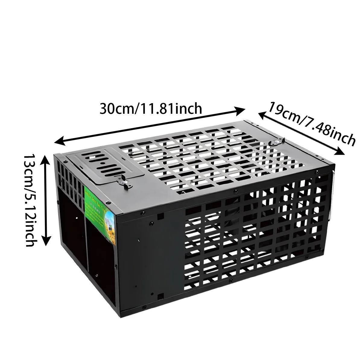 Rat Trap High Quality Double-door Big Mouse Rats Live Trap Cage/Strong Catch Bait/Pest Control Mouse Trap