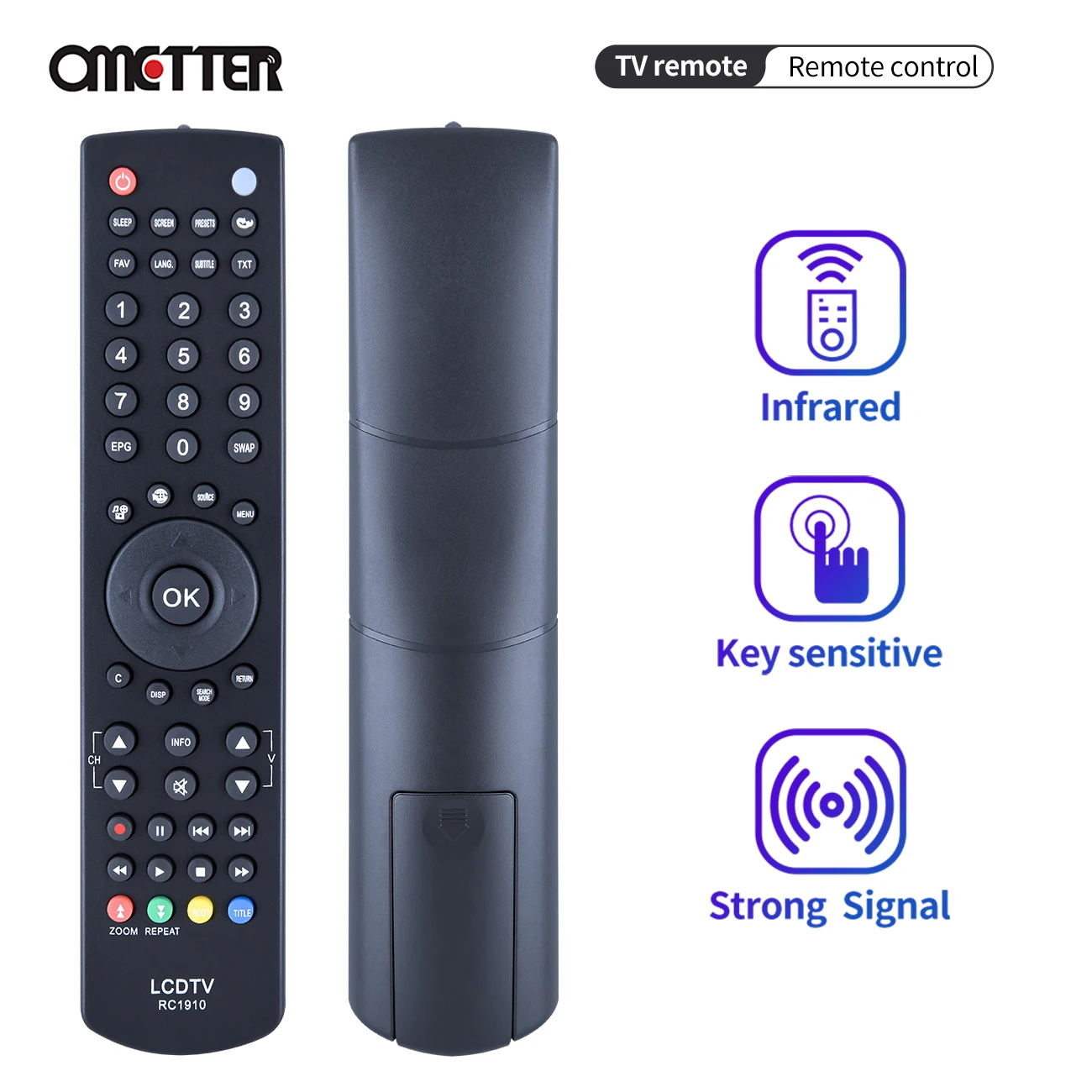 Универсальный пульт дистанционного управления RC1910 для Toshiba