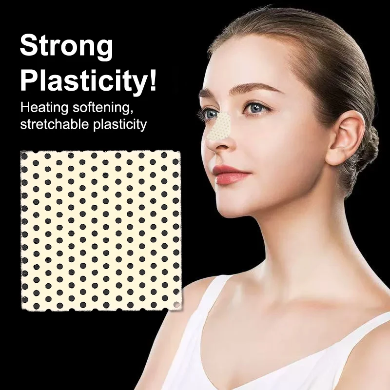 New Low Temperature Thermoplastic Plate Skin Color Trapezoidal Nose Splint After Rhinoplasty Fixed Protector Nose Shaper