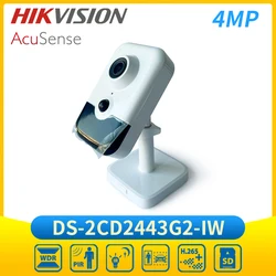 OEM Hikvision DS-2CD2443G2-IW 4MP Acusense Mini WIFI Surveillance Camera PIR POE IR Two-way Audio Security Camera