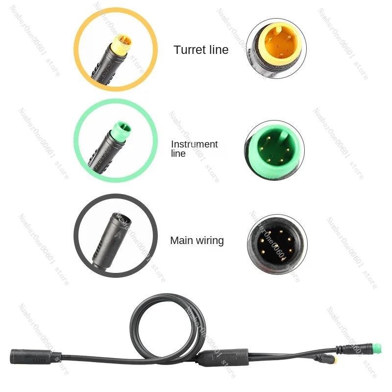 Accesorios de máquina eléctrica de montaje medio, Centro de Transferencia 1T2, Cable impermeable para Bbs01/02B Bbshd