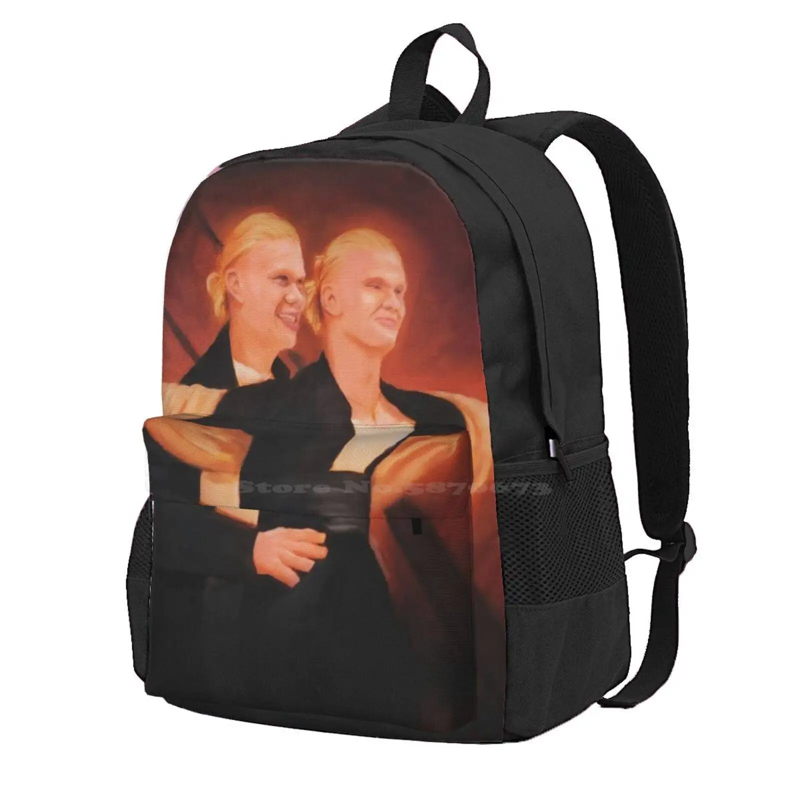 Haaland Titanic Hot Sale Schoolbag Backpack Fashion Bags Erling Haaland Titanic Mcfc Football