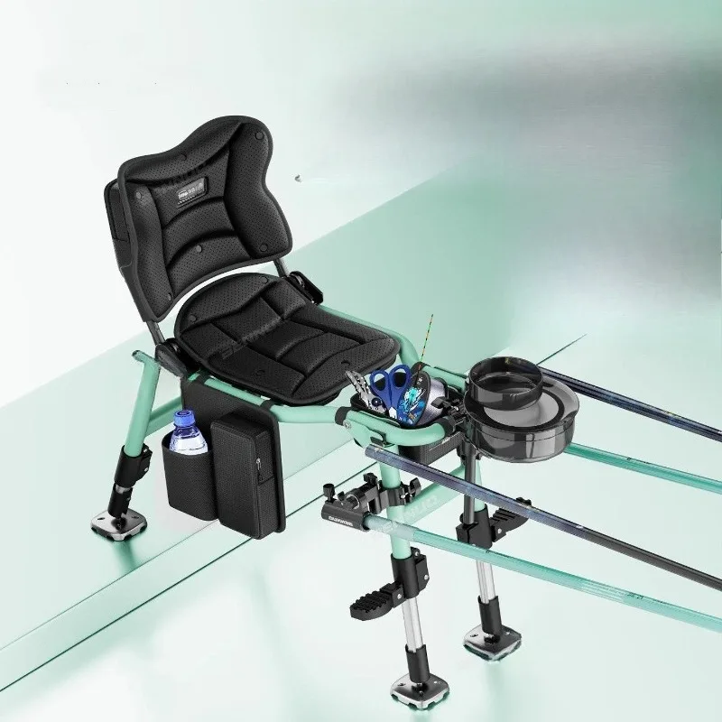 

Fishing chair for wild fishing, folding and portable 2025 new ergonomic fishing chair can be backed