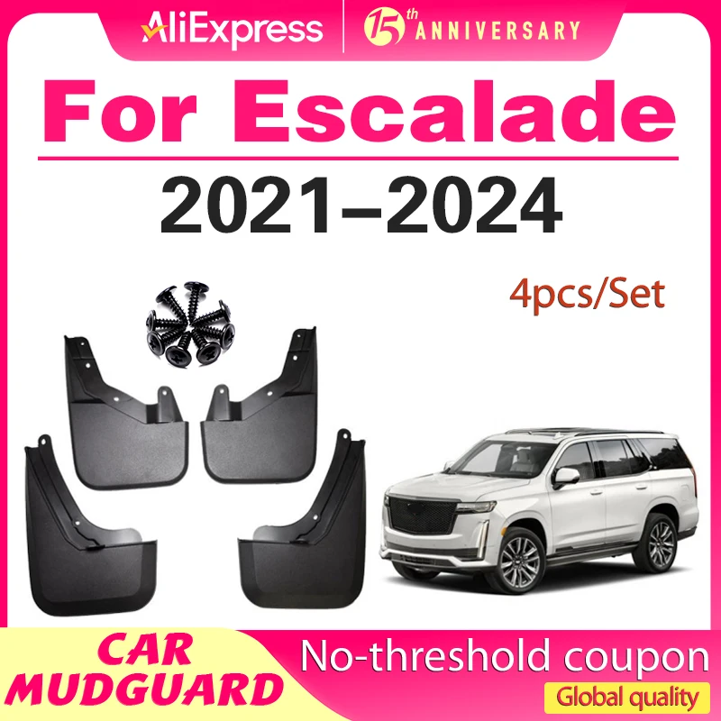 

Car Mud Flaps For Cadillac Escalade 2021 2022 2023 2024 Fender Mudguard Mud Flaps Guard Splash Flap Mudguards Car Accessories