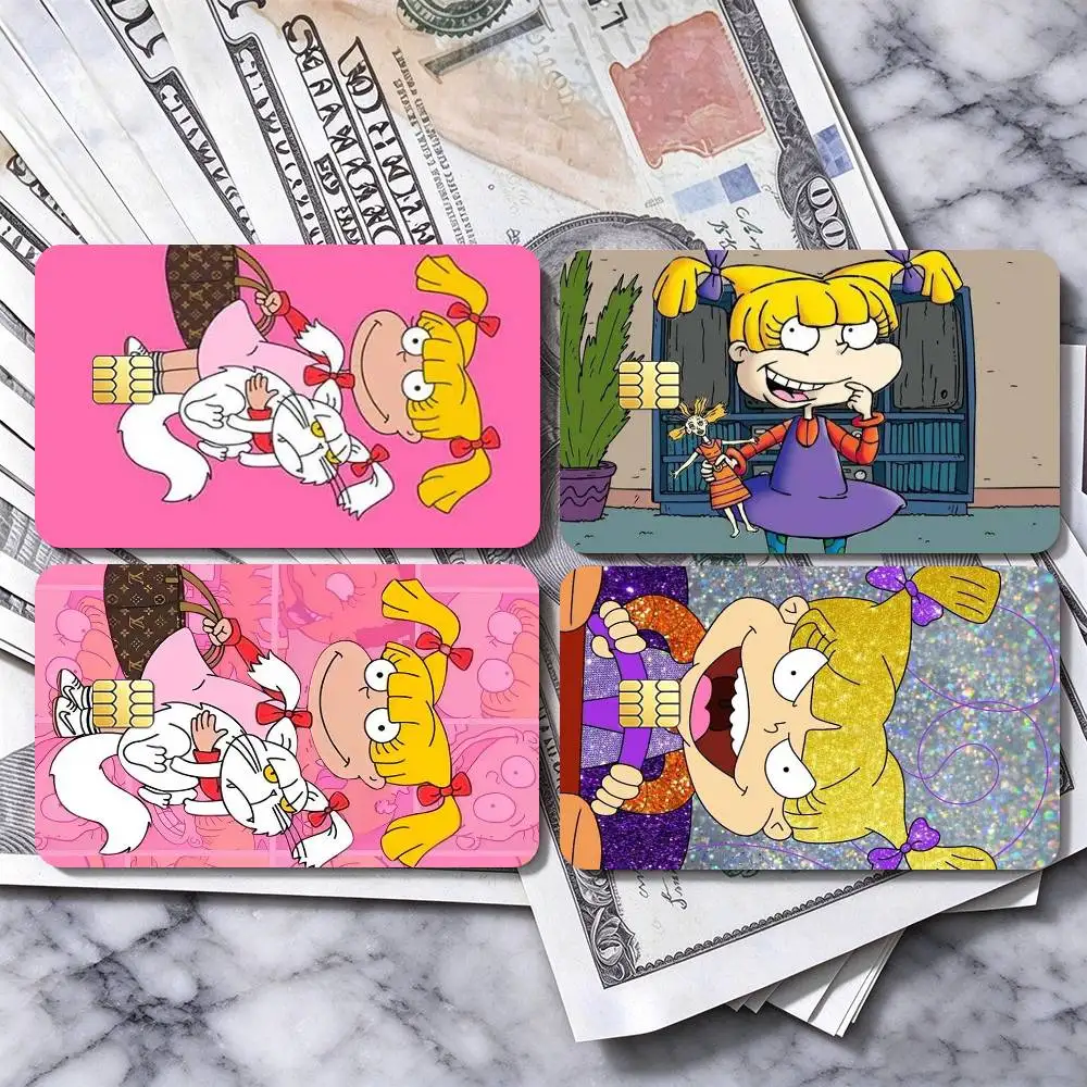 Angelica Pickles Rugrats  High Definition Matte PVC Film Tape | For Credit Card, Debit Card Stickers & Gift Decoration