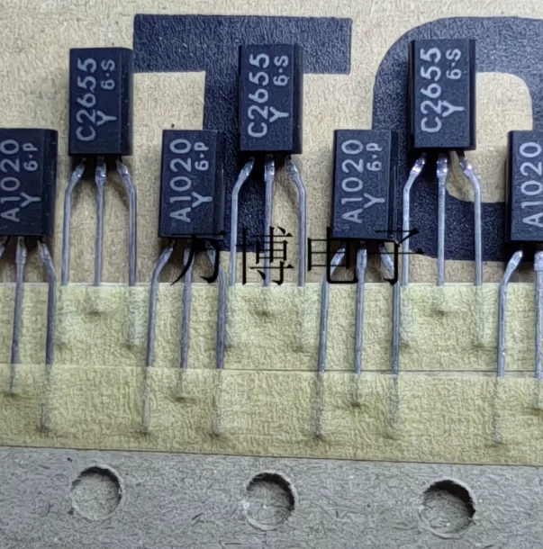20pair/lot Original Japanese 2SA1020 2SC2655 Y copper foot audio transistor