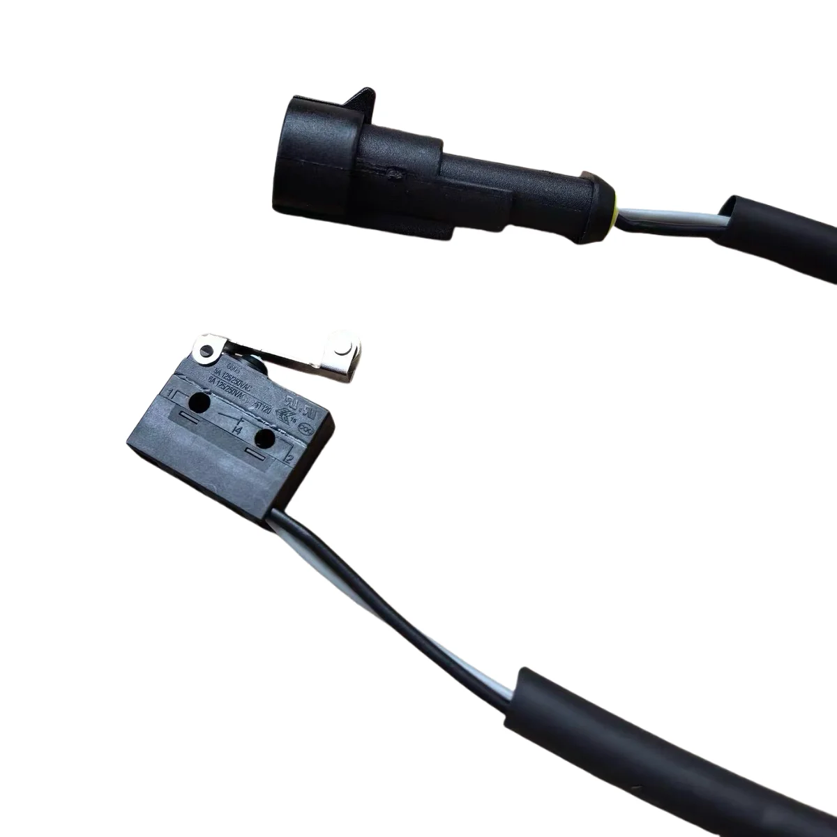 

1PCS/LOTS 100% ZING EAR micro switch with wire G905-N-2 small self-resetting tap travel limit 2-pin normally closed 5A