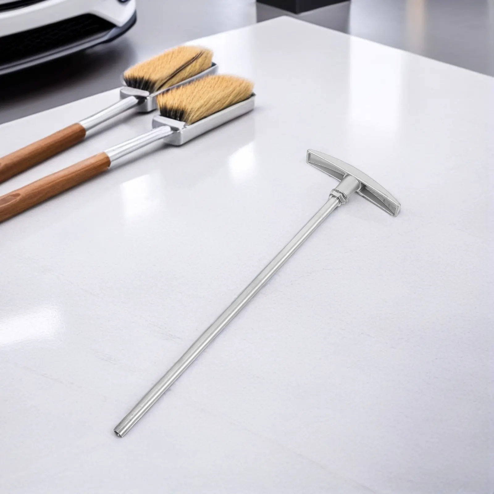 Stainless Steel Rv Waste Valve Extension Rod Universal Camper Drain Valve Handle Extender Comfort Grip for Wet Conditions Rv