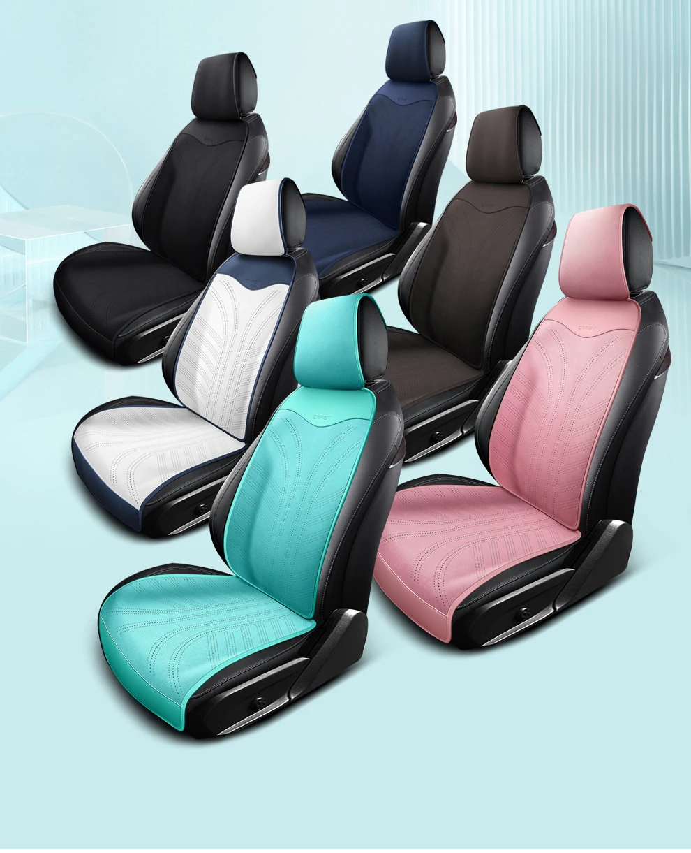 Leder-Autositzbezüge Luxus-Sitzpolster für BMW E60 X5 E70 E46 E36 Audi A4 B8 Golf 5 Opel Corsa d Cupra Formentor – Detail 12