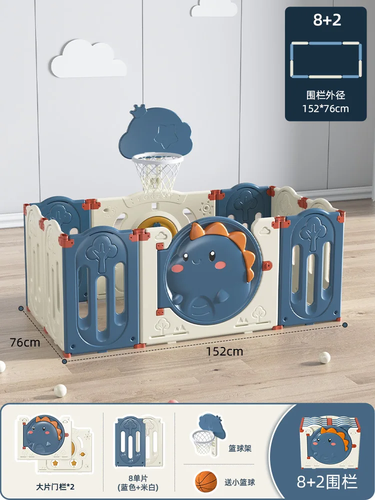 Cerca de brincar infantil, Almofada de rastejamento doméstico, Cerca protetora, Baby Toddler Safety Fence, Brinquedo