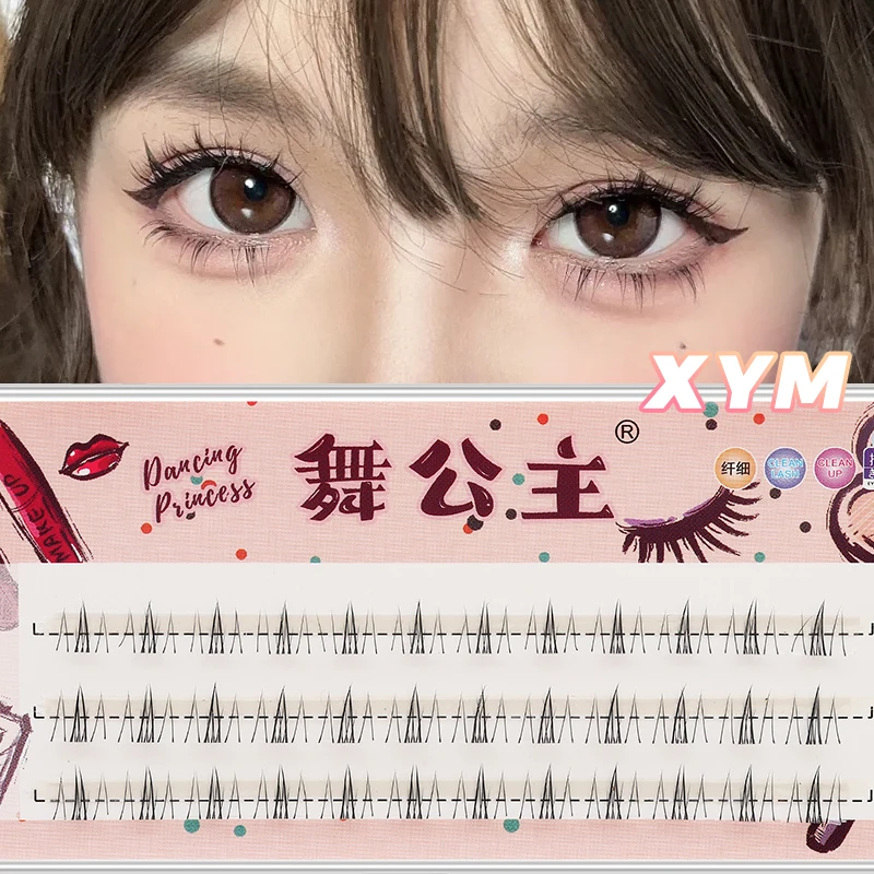 DINGSE 3 Reihen unter Wimpern, 5/6/7 mm, untere Wimpern, natürliche untere Wimpern, individuelles professionelles Make-up, falsche Wimpernverlängerung – Detail 12