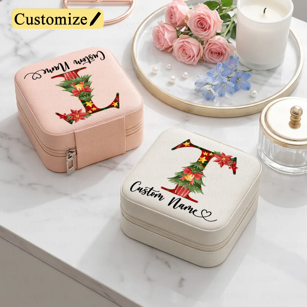 Personalized Name Christmas Jewellery Storage Box