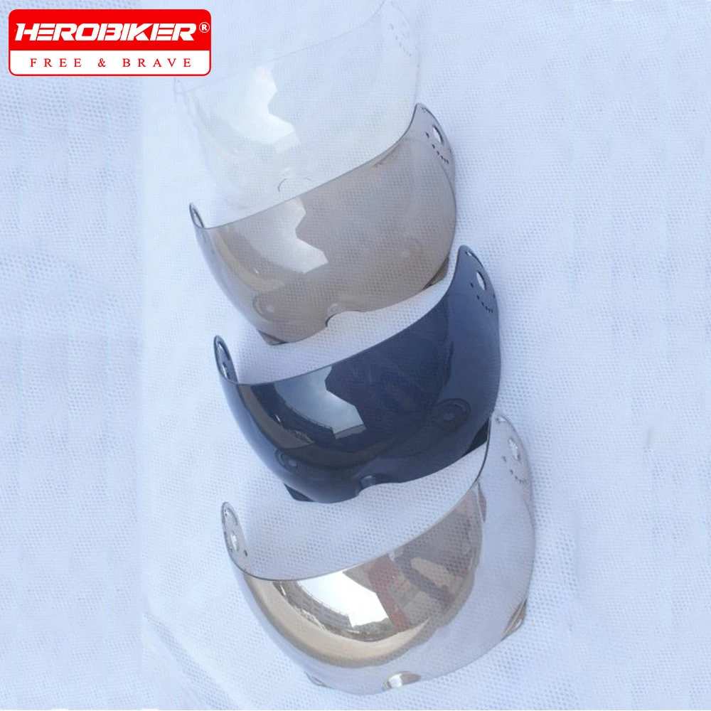 

Motorcycle Helmet Lens Visor Helmet Guard Anti-fog Replacement Windshield Accessory Safety Windproof Len Helmet Visor for Helmet