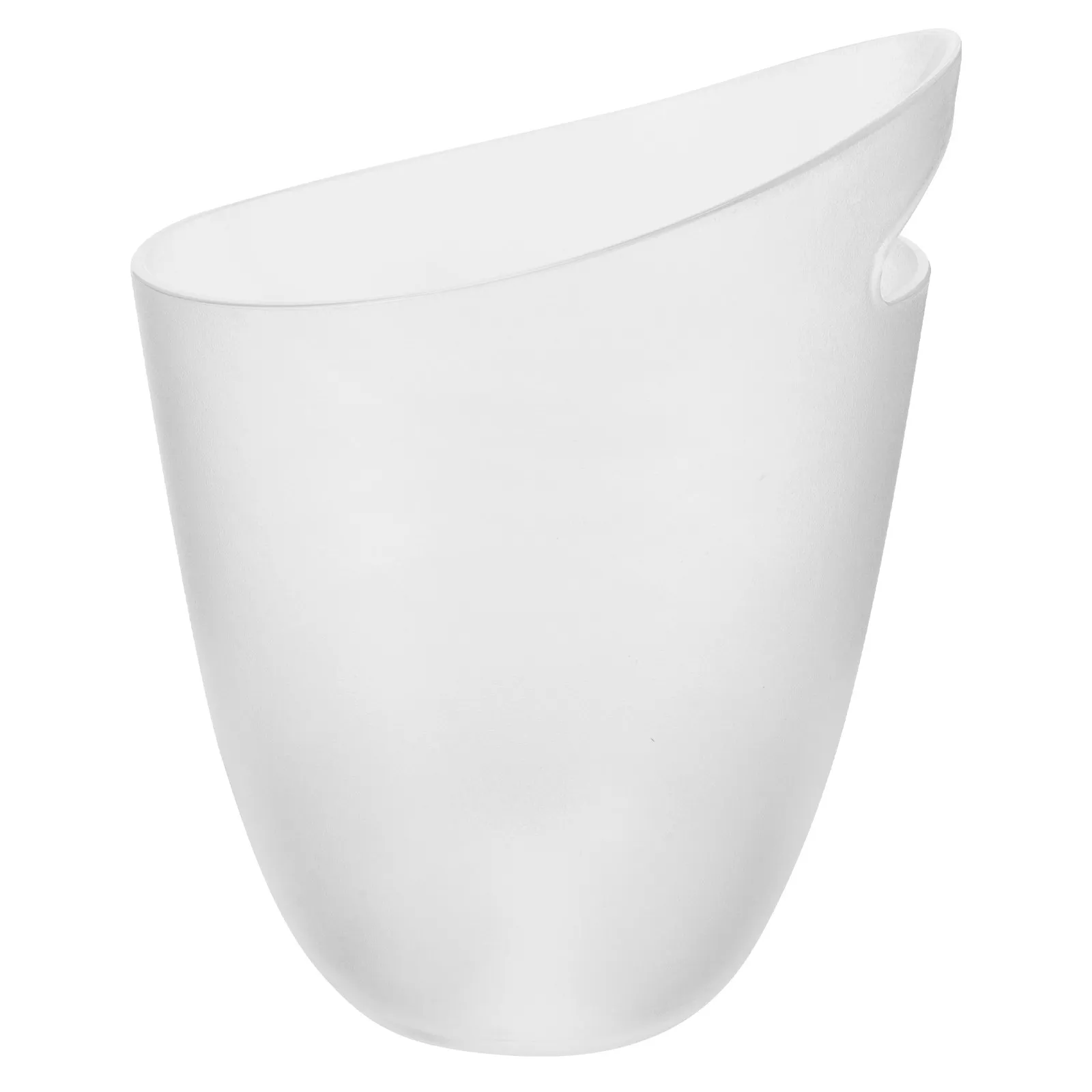 

Портативный прозрачный контейнер для льда, ведро для напитков большой емкости, наклонное горлышко, удобный держатель для напитков, хранение бутылок вина и пива