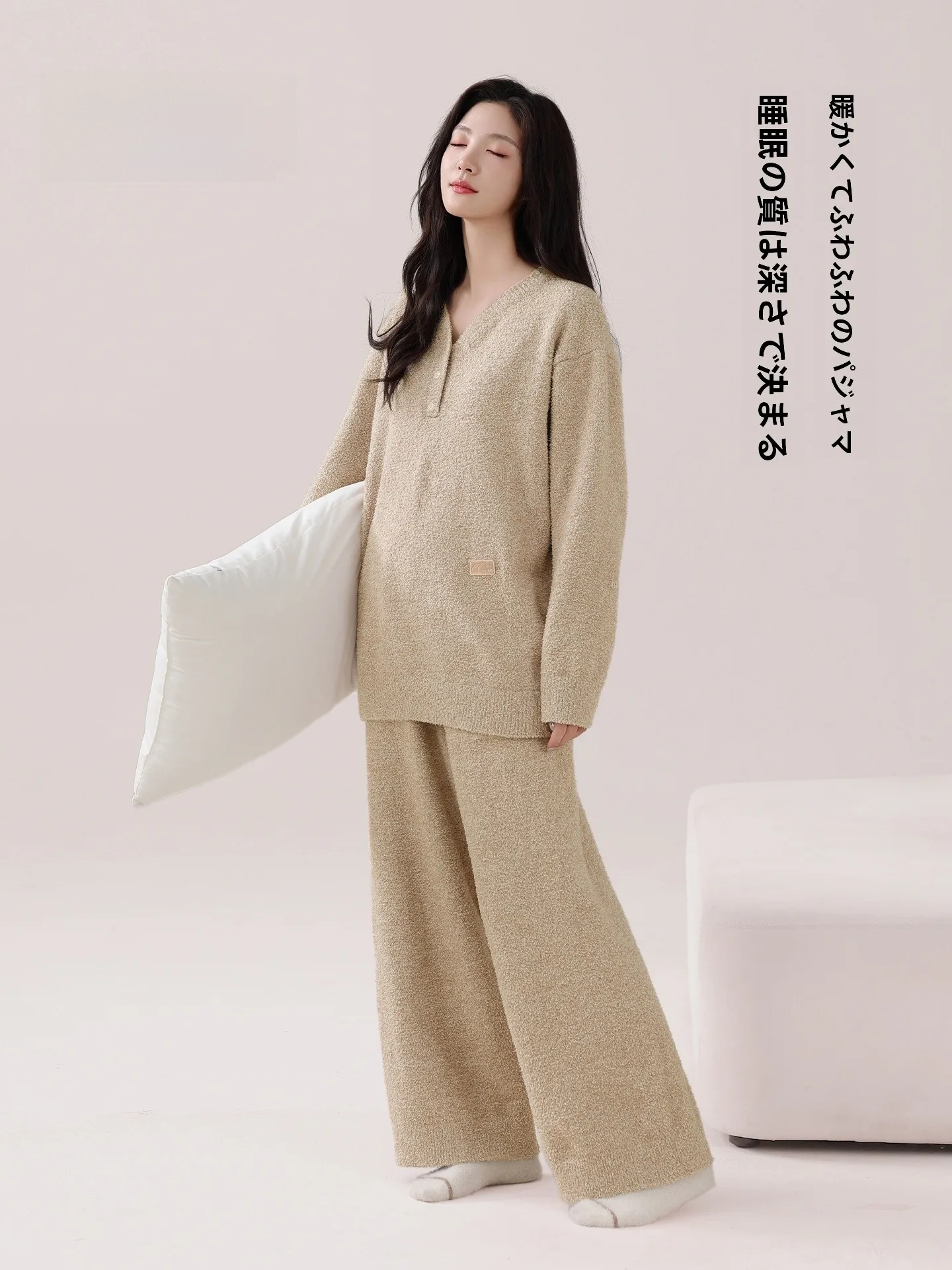ropa-de-casa-ultra-suave-para-mujer-antiestatica-calida-para-invierno-nuevo-diseno-simple-manga-larga