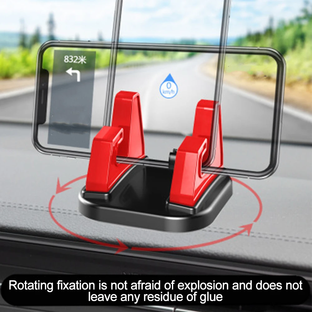 New Multi-function Car Phone Holder Dashboard Silicone Bracket Phone Stand GPS Stable Phone Supports Car interior accessories