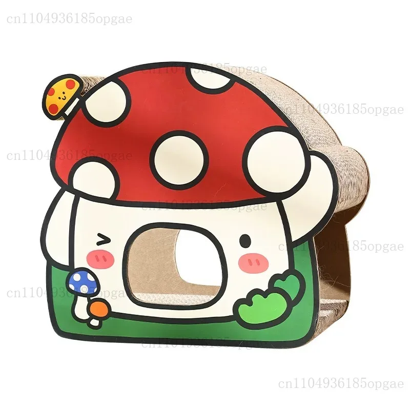 

Mushroom cat scratching board, wear-resistant and non-crumbling, large vertical universal cat scratching board for all seasons