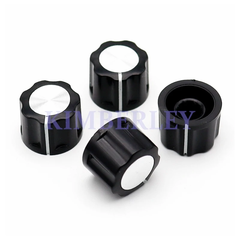 10PCS 16 X 12 Plastic Knob Cap Potentiometer Code Switch Cap Power Amplifier Volume Knob Cap Electrical Equipment Cap