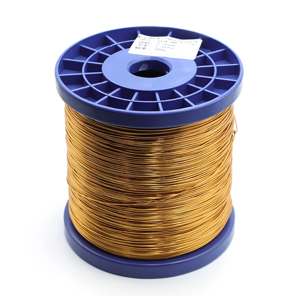 1 kg/rolka QA-1/155 CCA Bezpośrednio spawany drut aluminiowy emaliowany drut emaliowany poliuretanem 0,15-1,2 mm drut emaliowany CCA — zdjęcie 5