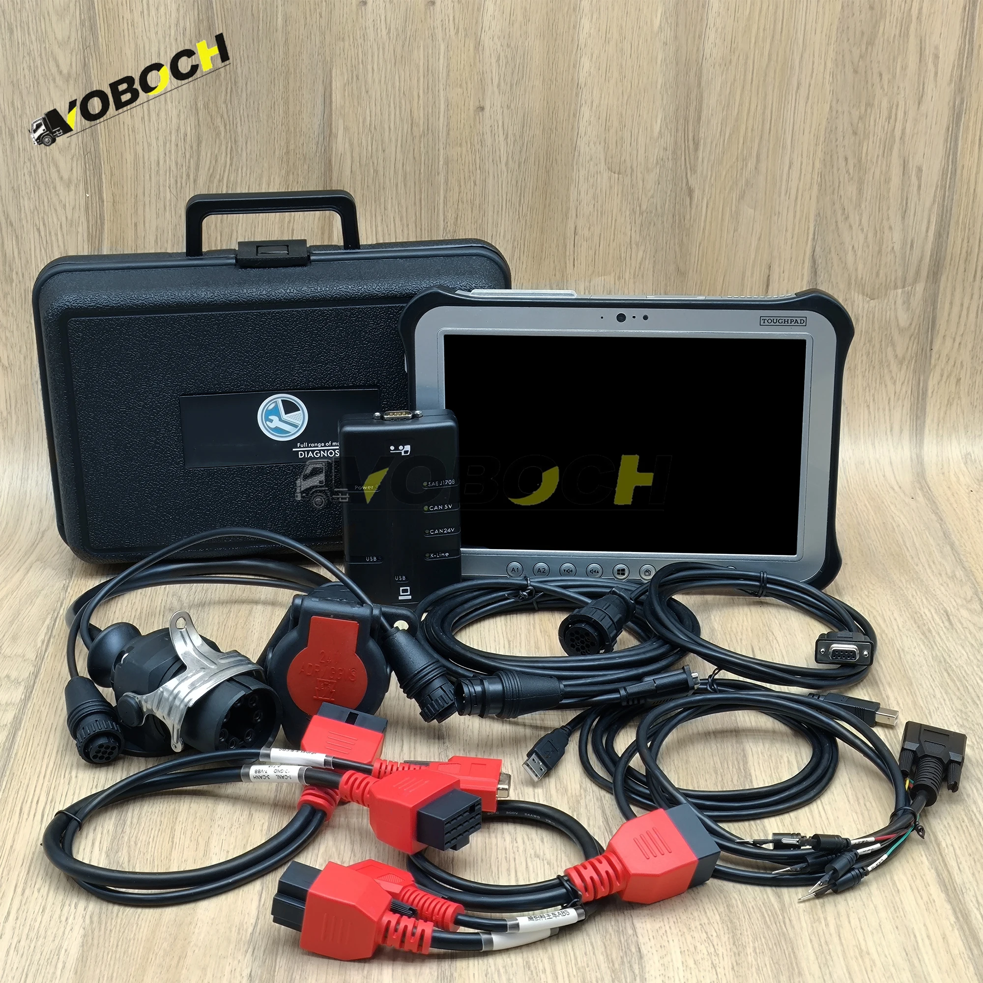 For WABCO Heavy Duty Diagnostic Tool Truck Fault Code Reader ECU Programming Trailer and Truck Diagnostic Scanner