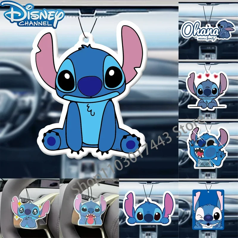 

19 Styles Disney Stitch Fragrant Car Supplies Essential Oils Aromatherapy Interior Decor Accessories Ornaments Car Aromatherapy