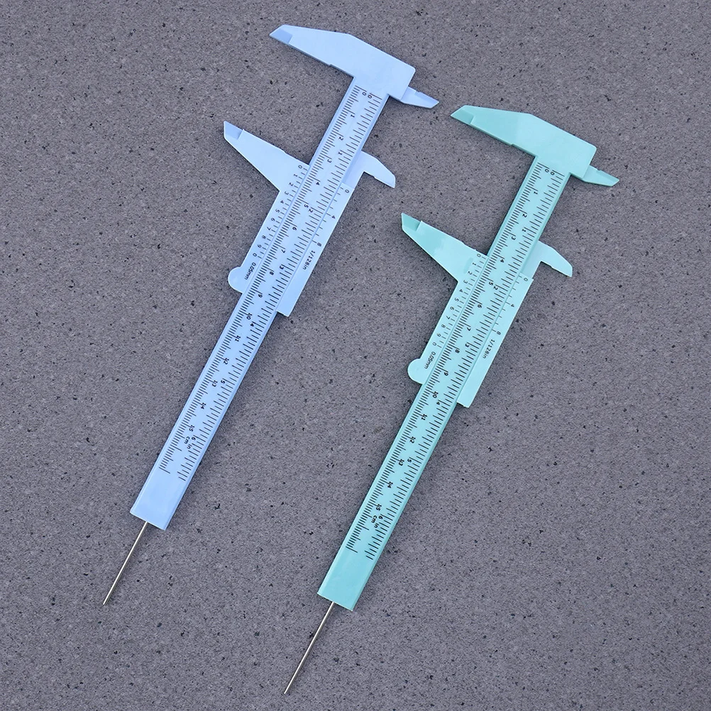 

8 Pcs Metric Measuring Tool Mini Caliper Ruler Depth Vernier Measure Sliding Pocket