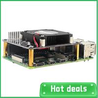 Turbo Fan ICE Cooling Expansion Board With LED Light For Raspberry Pi 4 Model B/3B+/3B