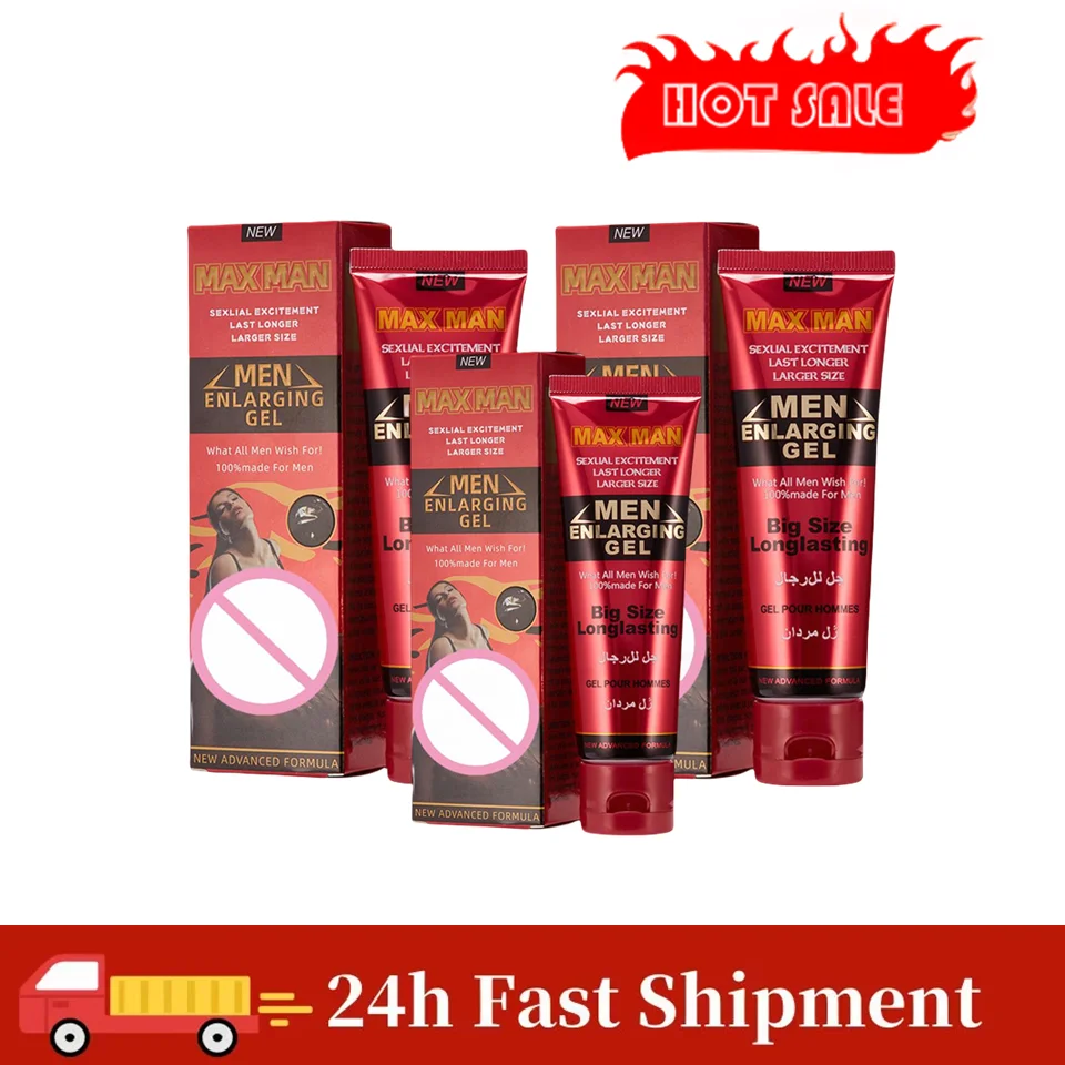 Crema para agrandar el pene, Gel íntimo dorado para hombre, ayuda a la potencia masculina, crema para retrasar el crecimiento del pene, 3 uds.