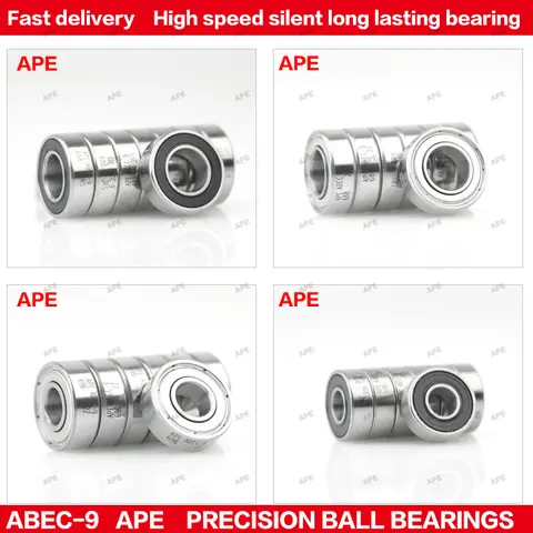 10pcs ABEC-9 bearing 684 608 685 604 605 686 688 687 693 694 695 696 698 623 624 625 626 627 628 629 607 Z ZZ RS 2RS bearings