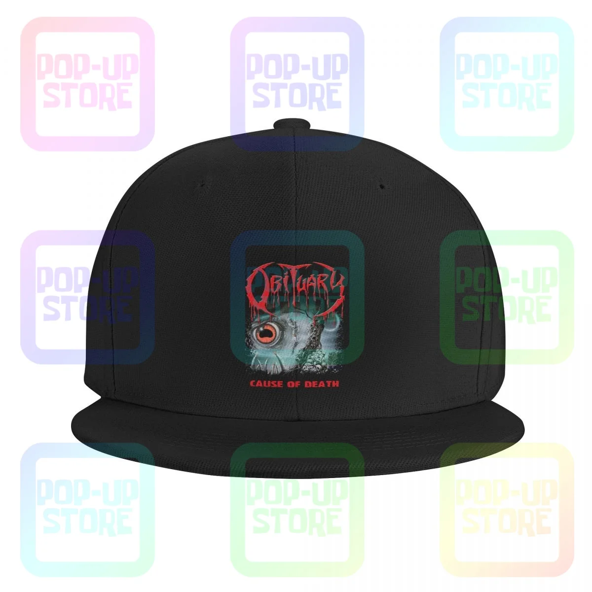 Hat Obituary Cause Of Death Florida Death Metal Size Gre P-296 Snapback Cap Outdoor Baseball Caps