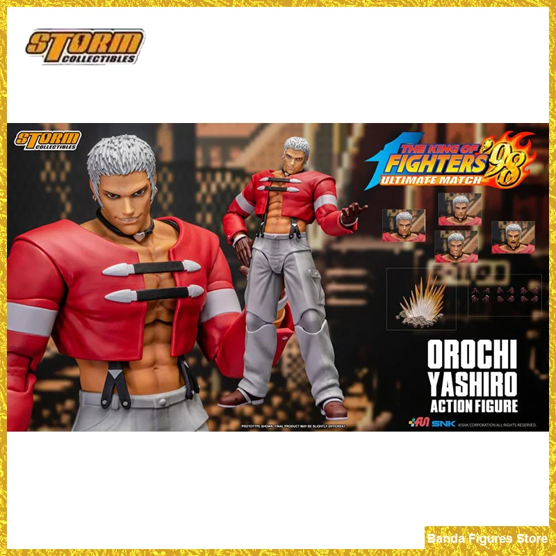 Original Storm Toys 1/12 The King of Fighters '98 Ultimate Match Orochi Yashiro In Stock Anime Collection Figures Model Toys