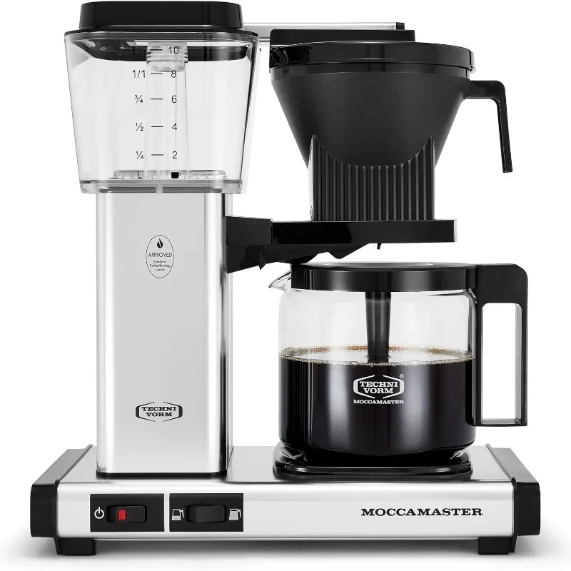 Cafeteira com Prata Polida, 10 Xícara, 53941 KBGV, 40 onças, 1.25l