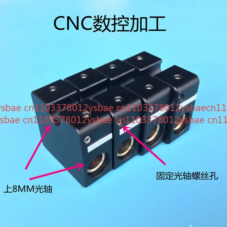 

4 шт. UM3 UM2 Ultimaker 2 слайд-блок из алюминиевого сплава для оси 8 мм + пряжка