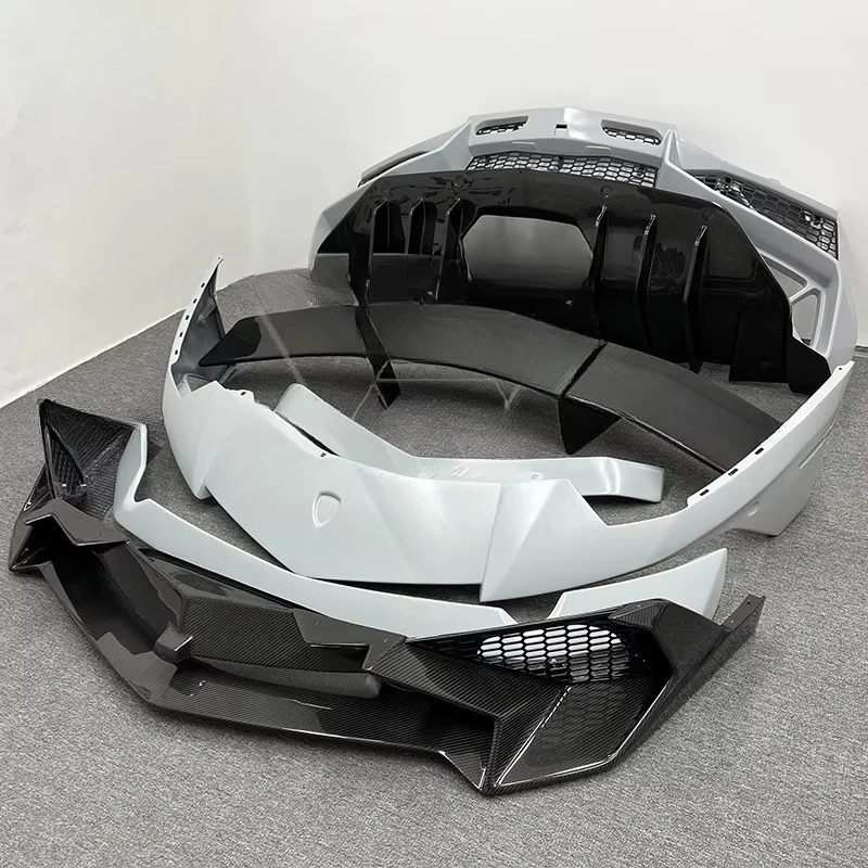 LP750 SV Style Half Partial Dry Carbon Fiber Body Kit With Bumper Spoiler for Lambo Aventador LP700 LP720 2011-2015 Carbon Kit