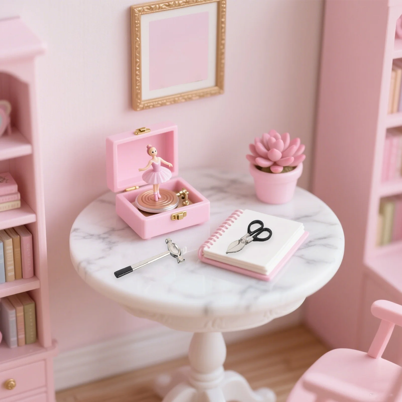 2-teiliges Miniatur-Werkzeugset, kompakt, für Puppenhaus-Zubehör, realistische kleine Werkzeuge, Mikro-Landschaftsdekoration, Mini-Reparaturset aus Eisen