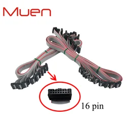 Flat Ribbon Data Cables 16pin for LED Display Receiving Card connection Pure Copper Signal 20cm 40cm 60cm 80cm 100cm Length