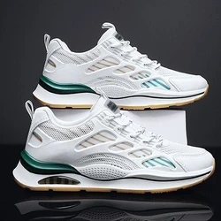 Fashion Men Sneakers Mesh Casual Shoes Lac-up Men Shoes Lightweight Vulcanize Shoes Walking Sneakers Zapatillas Hombre
