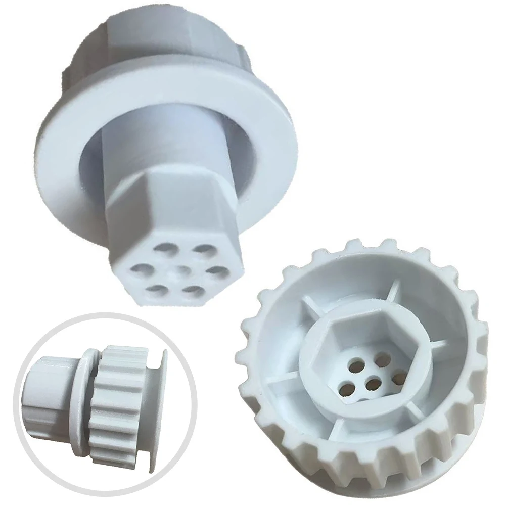 For Dolphin Active 30i Robotic Cleaner Wheel Brush Bearing Adaptor For Pool Maintenance White Precision Engineered
