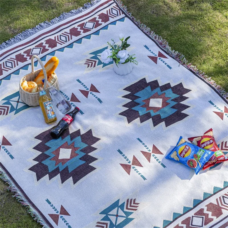 

Picnic mat, moisture-proof pad, thick outdoor mat, camping picnic cloth, Bohemian carpet