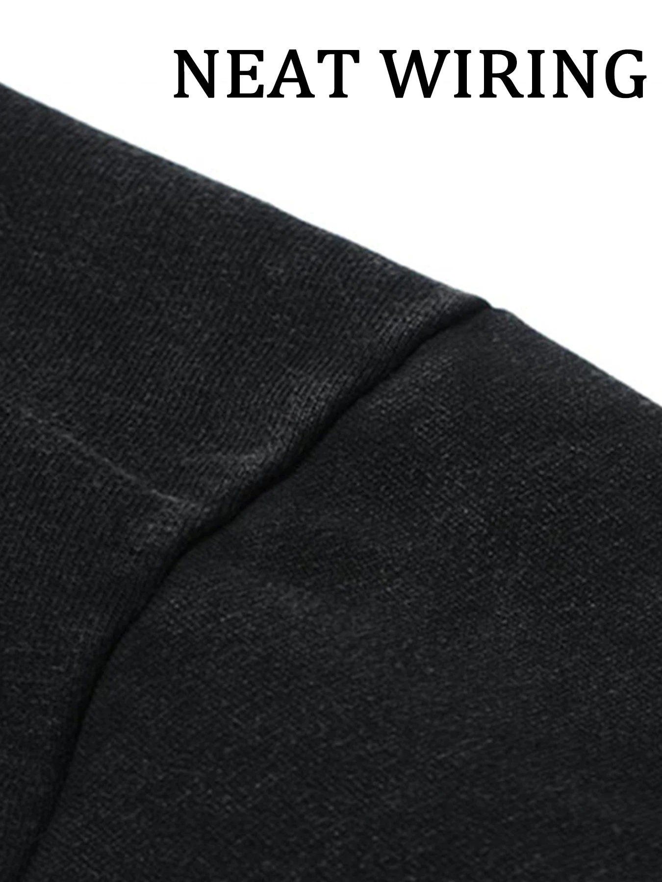 Herren-Hoodie mit Flügel- und Kreuz-Print, gewaschen, lockerer Schnitt, 100 % Baumwolle, Distressed-Sweatshirt, Street-Style, Herbst-Winter, Commuter-Oberteil – Detail 7
