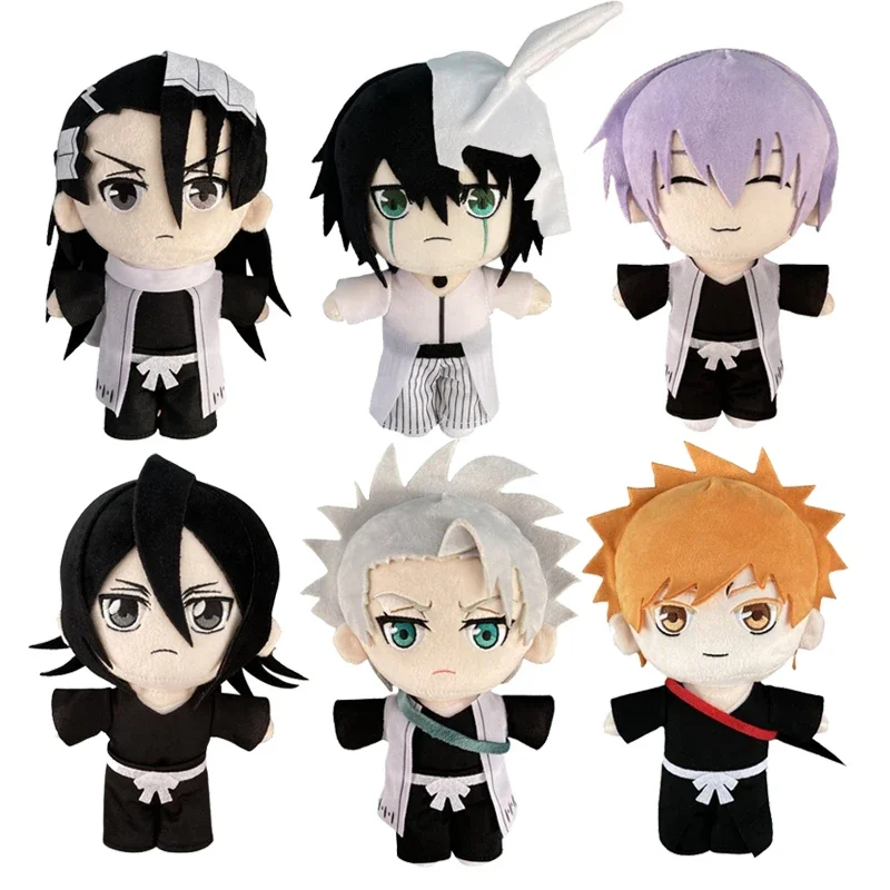 Image of 20cm Bleach Plüsch Grimmjow Abarai Renji Aizen Sousuke Ichimaru Gin Ulquiorra Cifer Gefüllte Kawaii Puppe Geburtstagsgeschenk