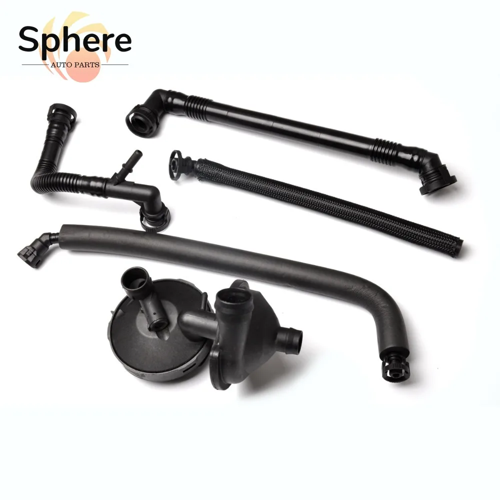 

11617501566 PCV Crankcase Vent Valve + Breather Hose Kit For BMW 3 Series E46 E39 X3 X5 Z3 Z4 320i 325i 330i 525i 530i