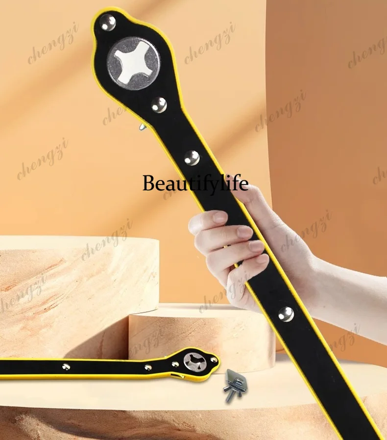 Jack labor-saving wrench rocker car scissor-type hand crank tire unloading sleeve jack