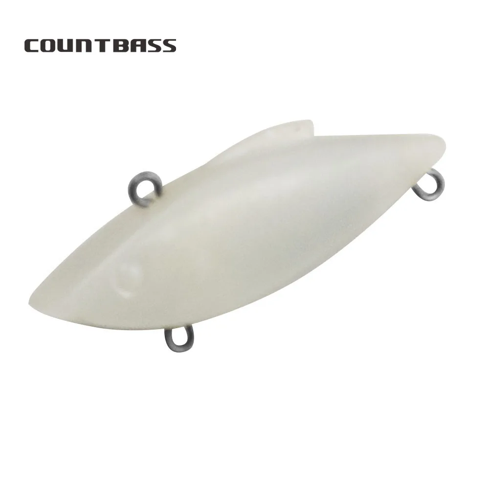 

10Pcs Blank Hard Lures Sinking Rattle Vibration 45mm/1.77" 4.5g/0.16oz, 76mm/3" 10.7g/0.38oz Unpainted Fishing Lure bodies