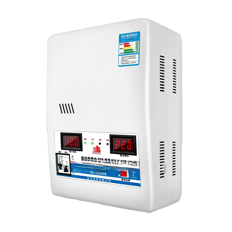 15KVa Voltage Stabilizer With Input Voltage 120V-270V Output 220V Household Automatic Stabilized Power Supply Tool TM-15000VA