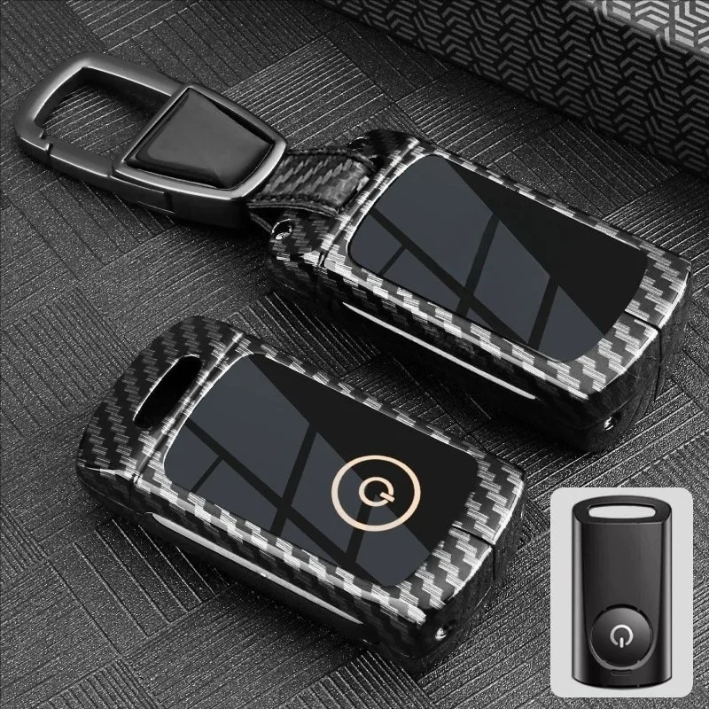 Protective Zinc Alloy Key Cover Case for YAMAHA Nmax155/XMAX300/Aerox/Jauns/Nvx - Motorcycle Key Shell Keybag Keychain