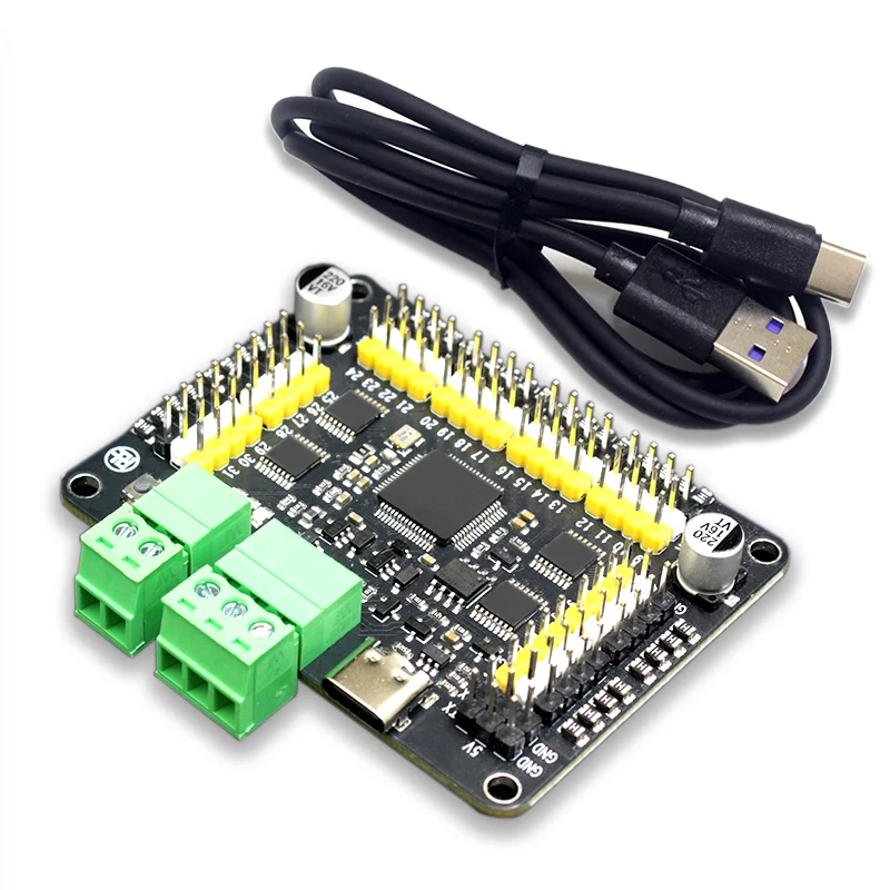 32 Channel Robot Servo Control Board Servo Motor Controller for Windows for Mac PS2 Wireless Control Kit USB/UART Connection Mod